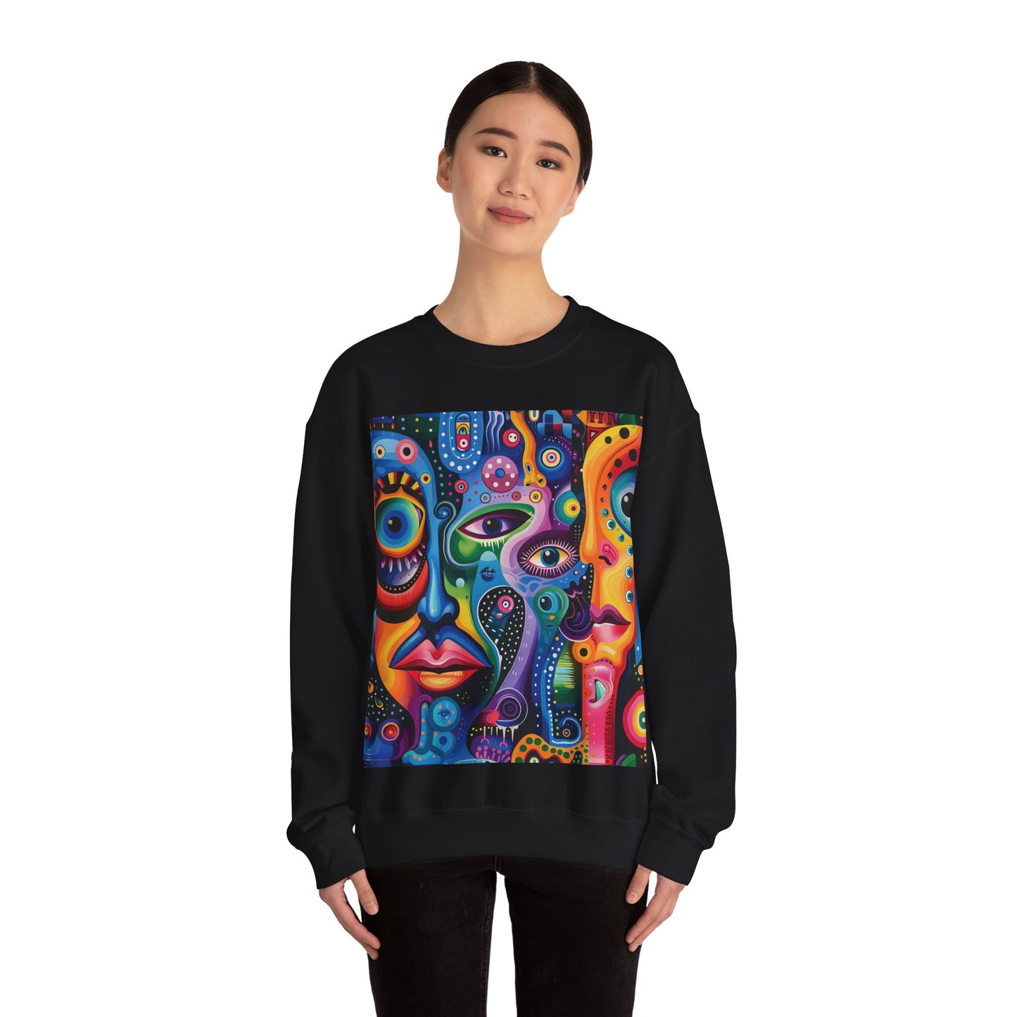 Psychedelic Visions Unisex Heavy Blend™ Crewneck Sweatshirt