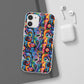 Psychedelic Visions Flexi iPhone and Samsung Case - Colorful Abstract Design.