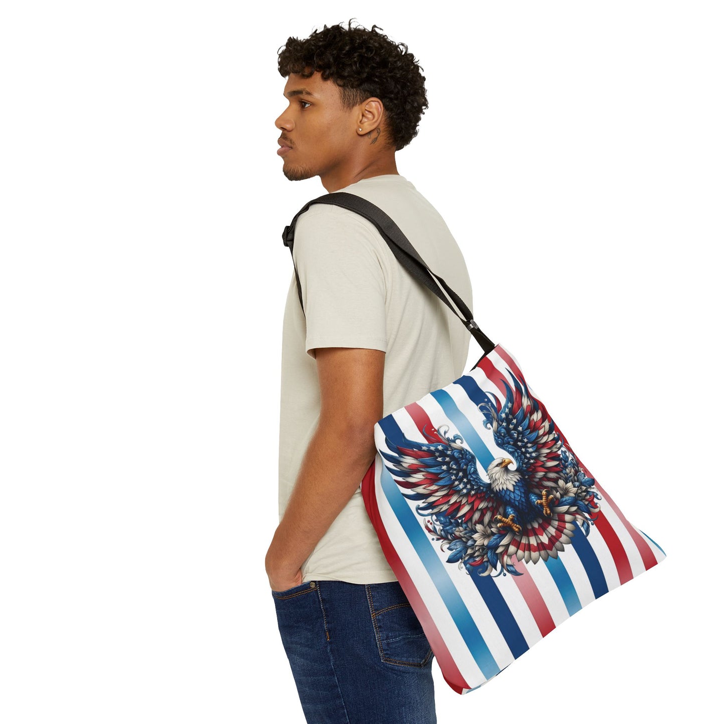 Patriotic Pride Adjustable Tote Bag (AOP)