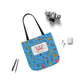 Personalized Classroom Couture Composition Book Inspired Canvas Tote Bag with Colorful Straps, Cute School Bag, Eco-Friendly Tote, Back to School Shopping Bag, Teacher Gift Idea