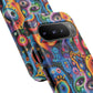 Psychedelic Visions Vibrant Art Google Pixel, iPhone and Samsung Phone Case - Tough Cases for Creative Souls