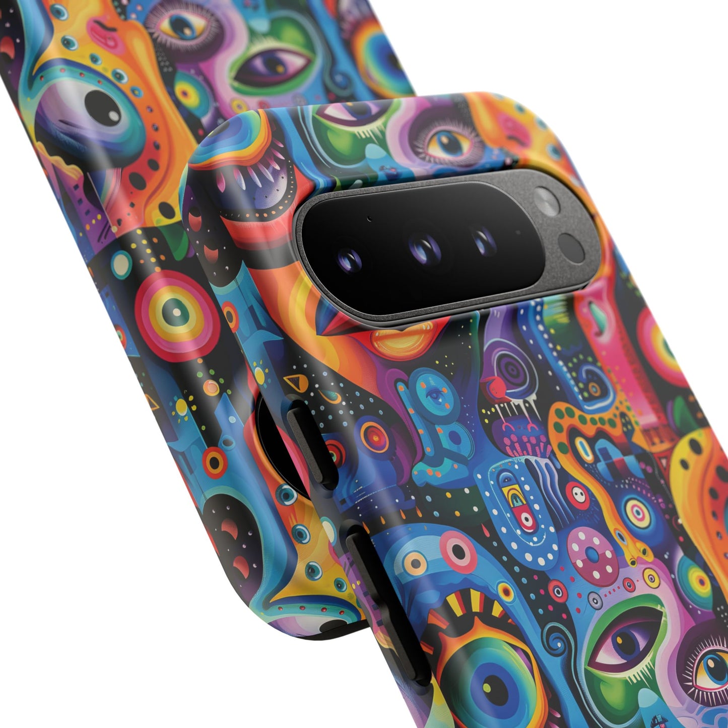 Psychedelic Visions Vibrant Art Google Pixel, iPhone and Samsung Phone Case - Tough Cases for Creative Souls