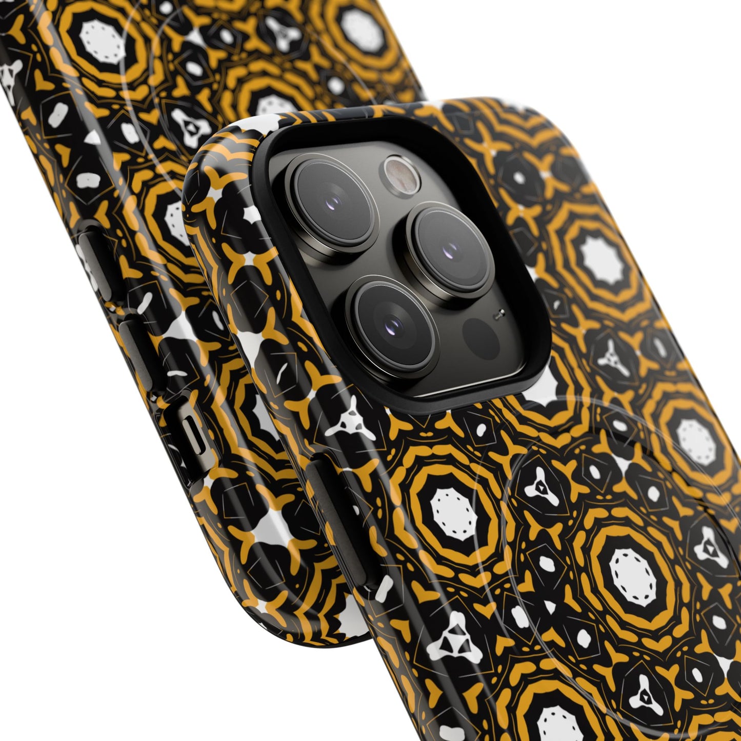 Stylish Tough Magnetic Phone Case, Unique Pattern Phone Cover, Durable Magnetic Case, Trendy Tech Accessories, Gift for Phone Lovers
