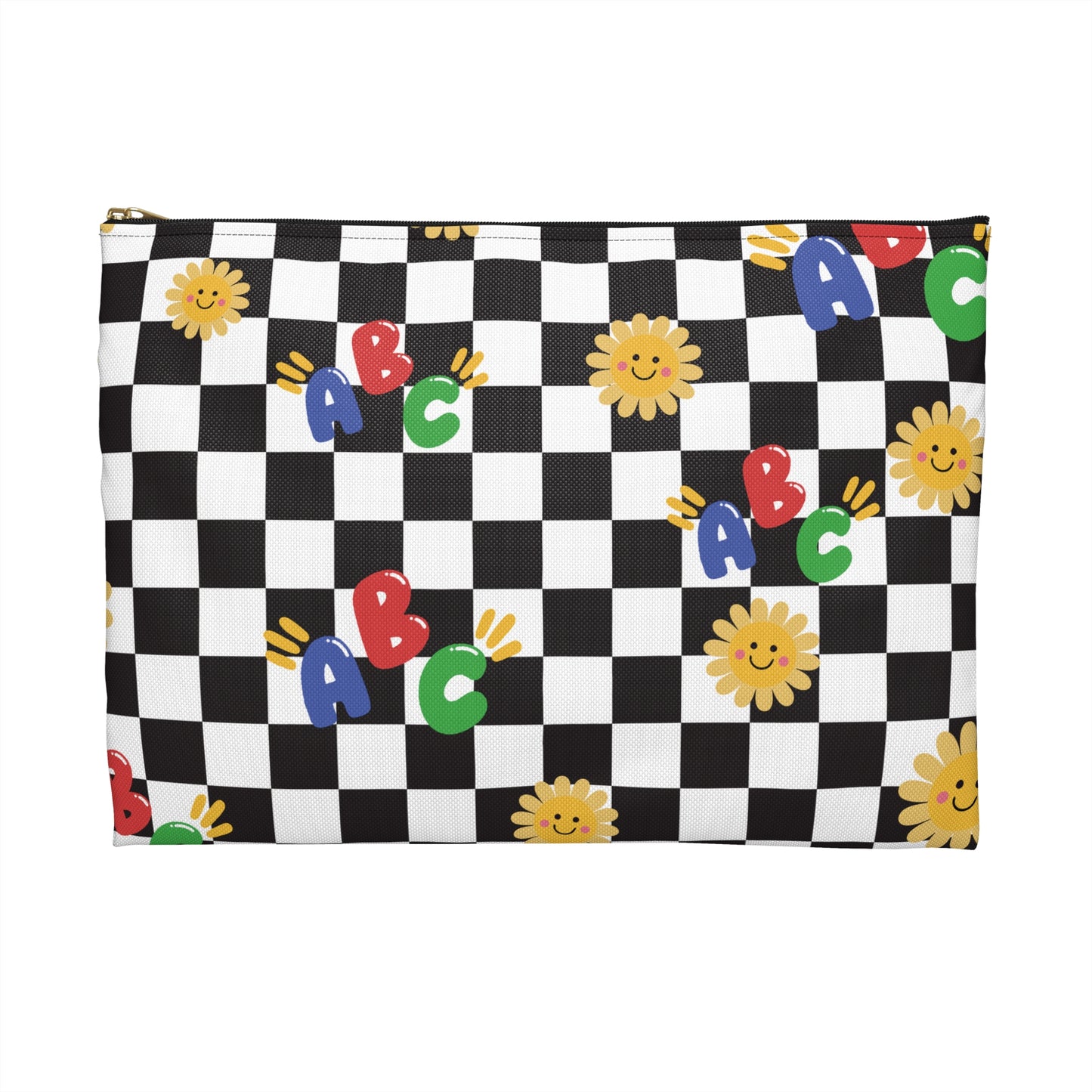 Personalized Schoolyard Chic Composition Book Inspired Accessory Pouch, Kids School Supplies, Classroom Organizer, Teacher Gift, Fun Stationery Case, Back to School