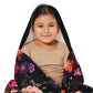 Midnight Rosescape Snuggle Youth Hooded Towel