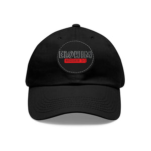 'ELOHIM, GENESIS 1:1- Stylish Dad Hat with Leather Patch | a Unisex Gift, Casual Wear, Summer Accessory, Unique Outdoor Cap, Adjustable Sun Hat, Christian Gift