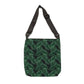 Black Tropical Bliss Adjustable Tote Bag (AOP)