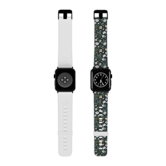 Daisy Delight Floral Apple Watch Band - Stylish & Comfortable for Any Occasion