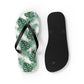 White Tropical Bliss Flip Flops