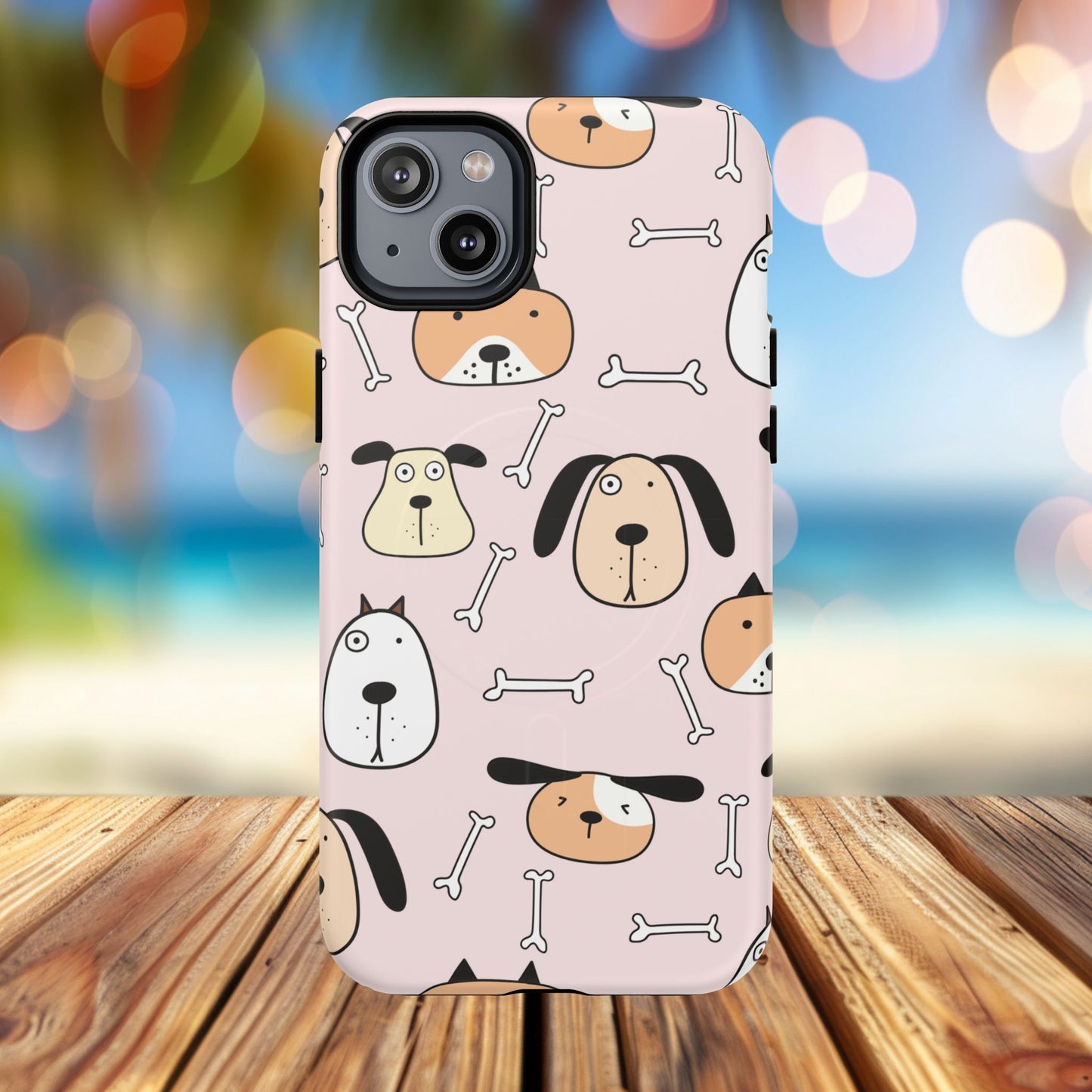 Cute Dog iPhone Case, Tough Magnetic Cases for Pet Lovers, Dog-Themed Accessories, Gift for Dog Owners, Unique iPhone Cover
