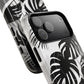 Personalized Monochrome Monstera Tropical Phone Case - Tough Magnetic MagSafe® Cases, Gifts for Nature Lovers, Stylish Phone Accessories, Gifts for Her.