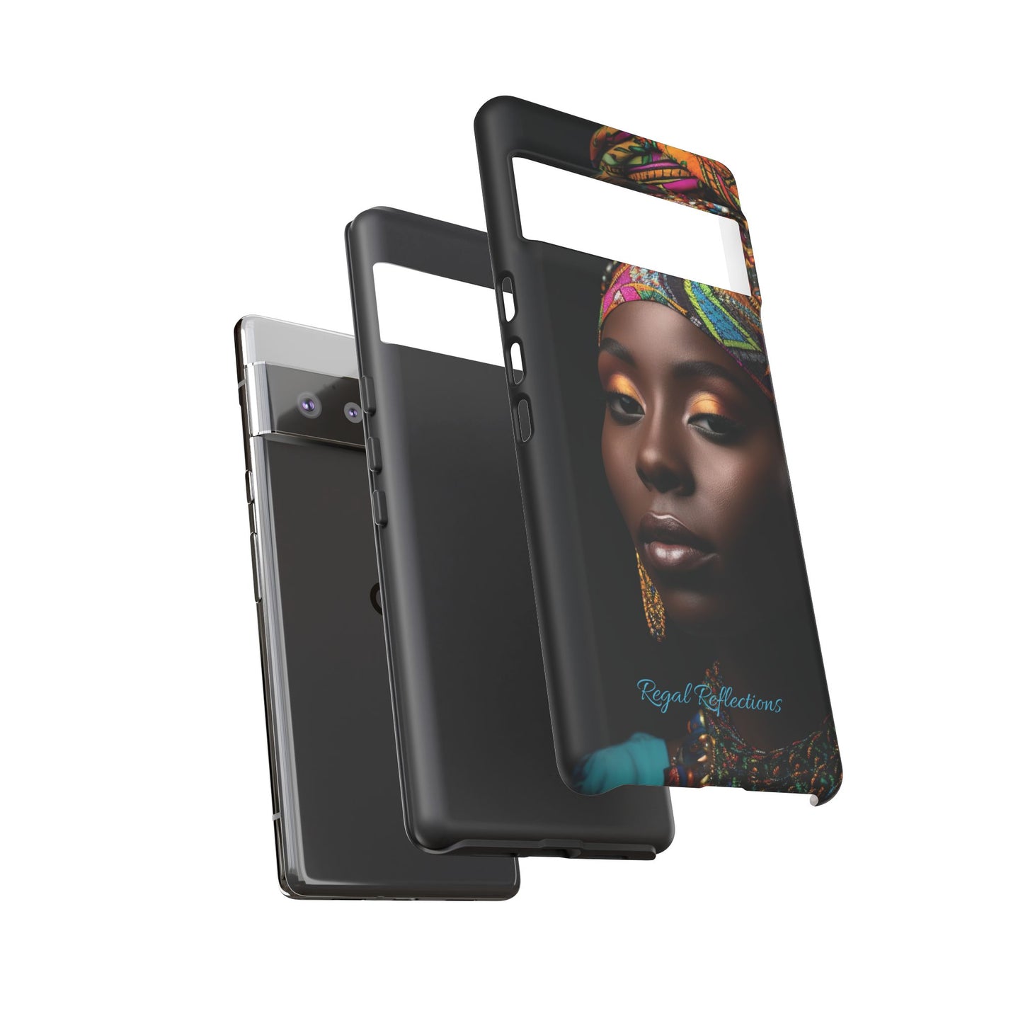Regal Reflections: African Majesty iPhone, Samsung and Google Tough Phone Cases.