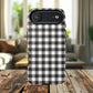Black and White Gingham Phone Case, Tough Magnetic Cases, Stylish Phone Cover, Gift for Her, Trendy Phone Accessory, Checkered Print