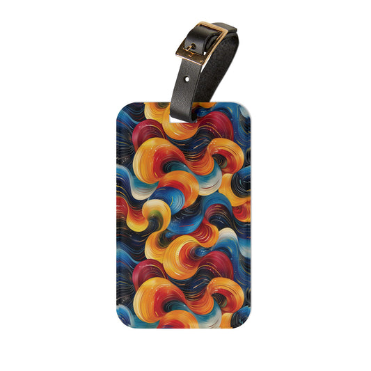 Cosmic Swirl Luggage Tag