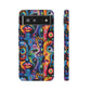 Psychedelic Visions Vibrant Art Google Pixel, iPhone and Samsung Phone Case - Tough Cases for Creative Souls