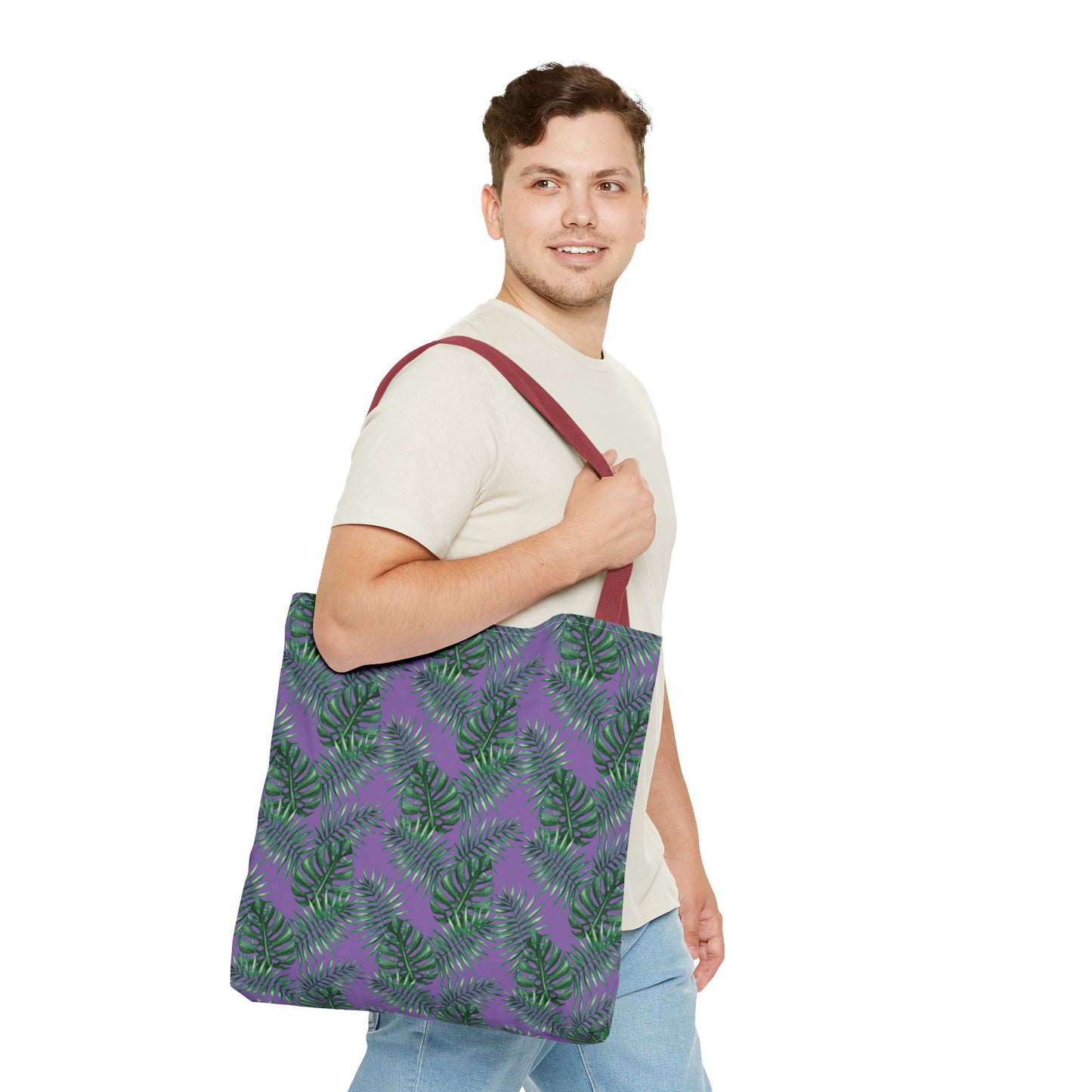 Purple Tropical Bliss Tote Bag