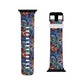 Psychedelic Visions Vibrant Artistic Apple Watch Band - Fun Colorful Design