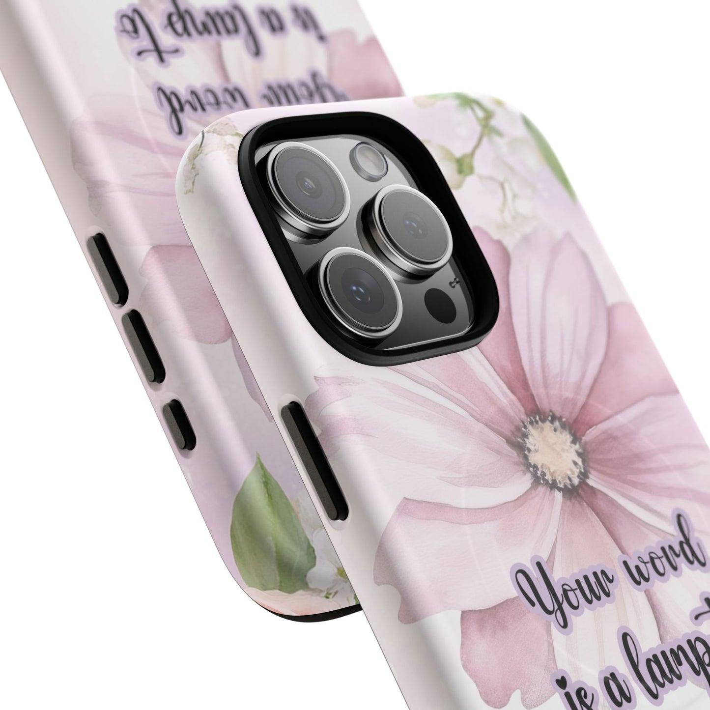 Your Word is a Lamp to My Feet Psalm 119:105 | Inspirational Gift, Tough iPhone Magnetic Case | Scripture, Bible Verse, MagSafe® iPhone® Tough Case, iPhone 14, iPhone 15, iPhone 16, Pro, Pro Max, Plus