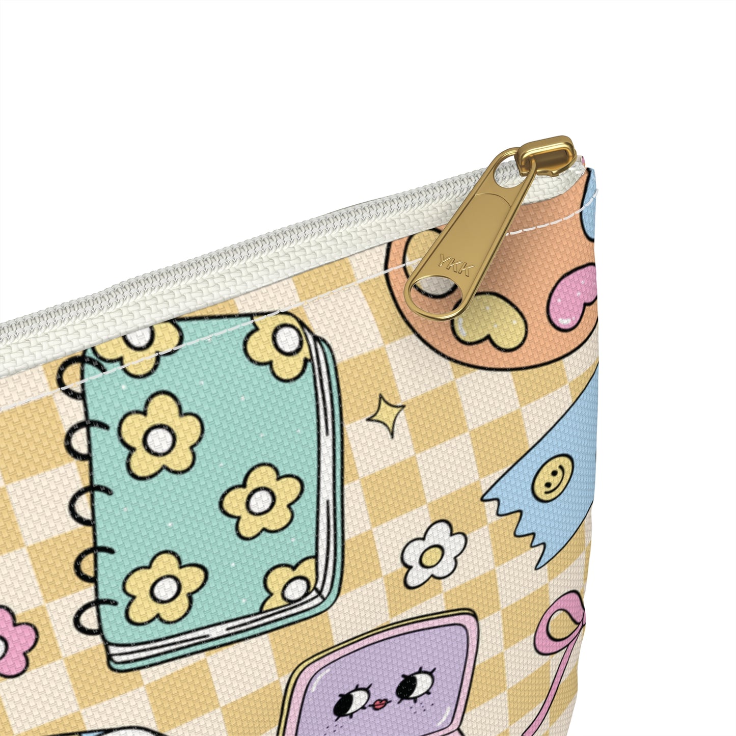 Personalized Doodle Daydream Composition Book Inspired Accessory Pouch, Kids School Supplies, Classroom Organizer, Teacher Gift, Fun Stationery Case, Back to School