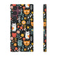 Whimsical Feline Garden Slim Cases for iPhone and Samsung Phones