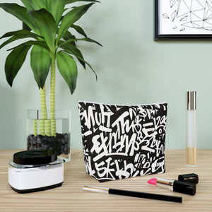 Urban Graffiti Cotton Cosmetic Bag