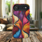 Vibrant Leaf Wave Tough Magnetic Phone Case, Vibrant Smartphone Cover, Unique Protective Case for Gifts, Phone Accessories, Trendy Design