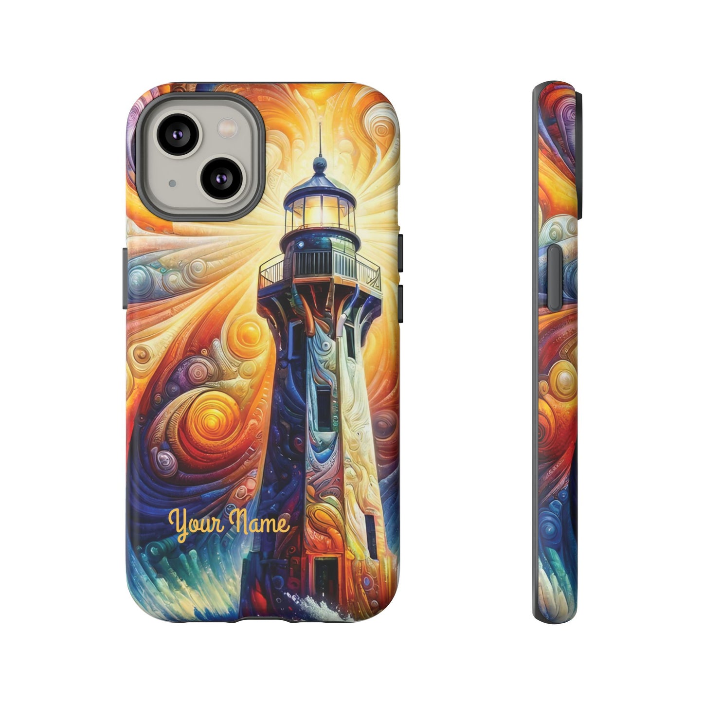 Personalized Cosmic Beacon iPhone Tough Cases, Gift for Him/Her.