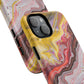 Colorful Red Marble iPhone Case, Tough Magnetic Cases, Stylish iPhone Protection, Unique Gift for iPhone Lovers, iPhone Accessories