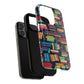 Colorful Book-Themed Phone Case, Literary Gift, Tough Magnetic Case, Book Lover’s Accessory, Phone Protection, Reading Enthusiast