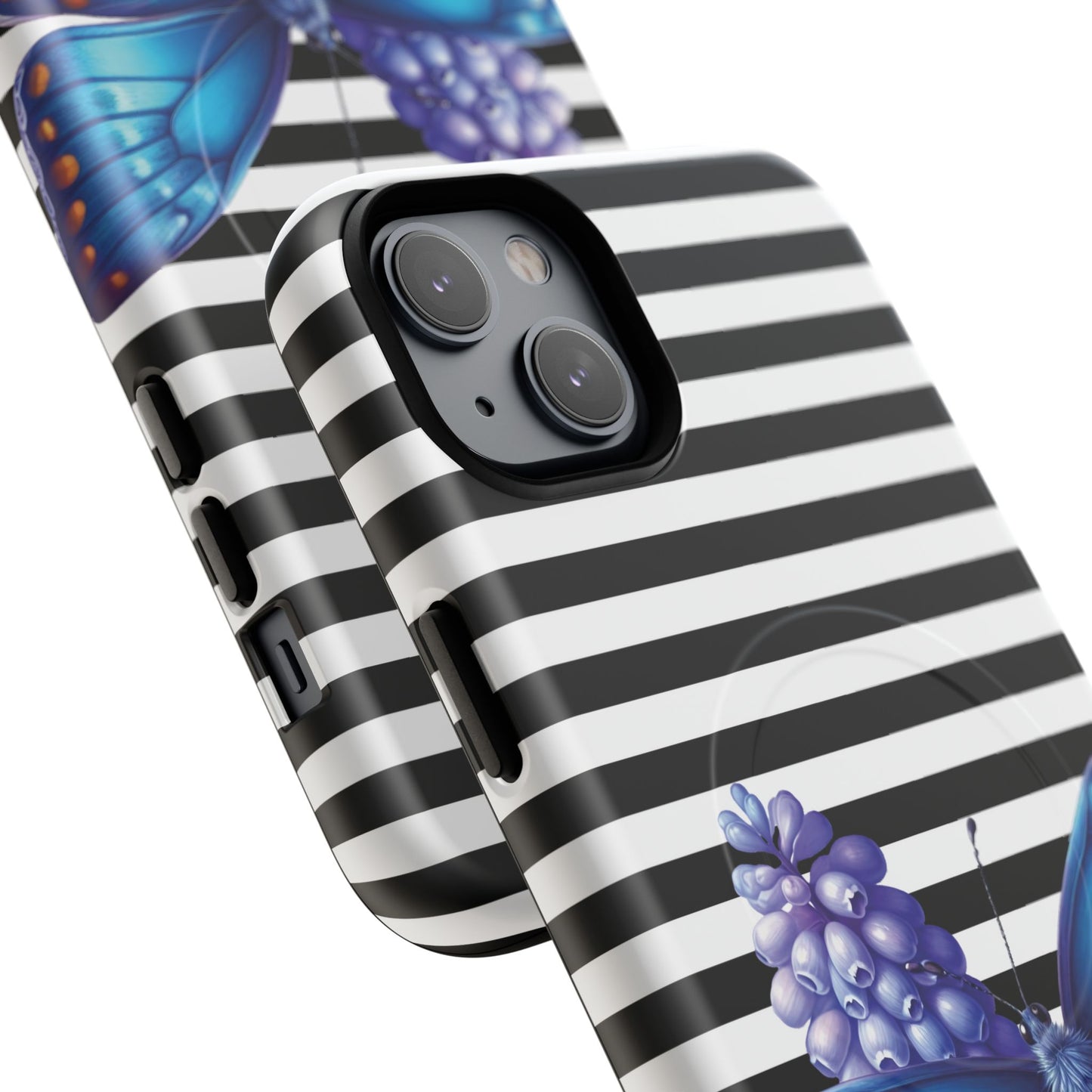 Midnight Bloom Tough iPhone Magnetic Cases - Floral, Stylish iPhone Cover, Gift for Her, Custom Mobile Case, Trendy iPhone Accessories