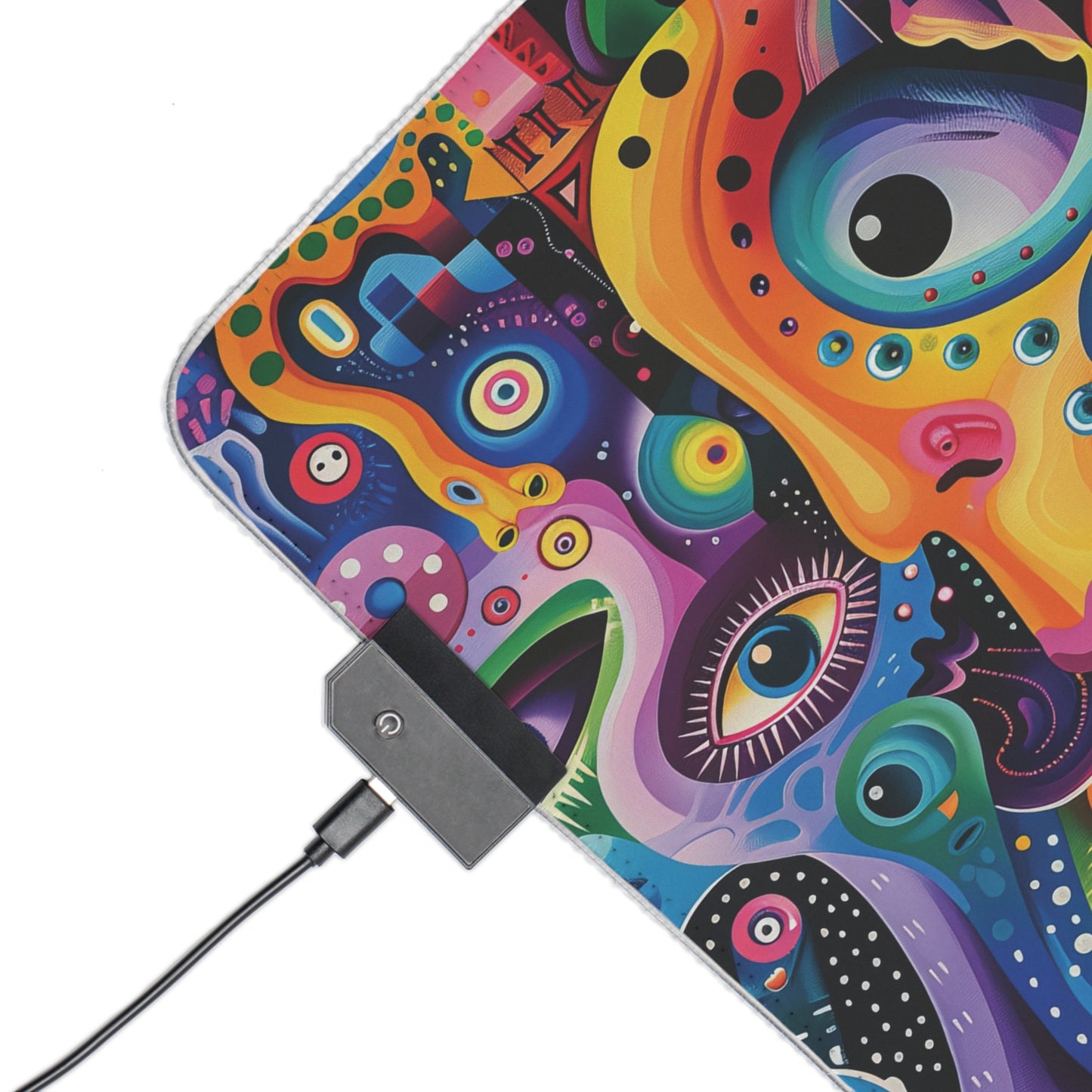 Psychedelic Visions LED Gaming Mouse Pad