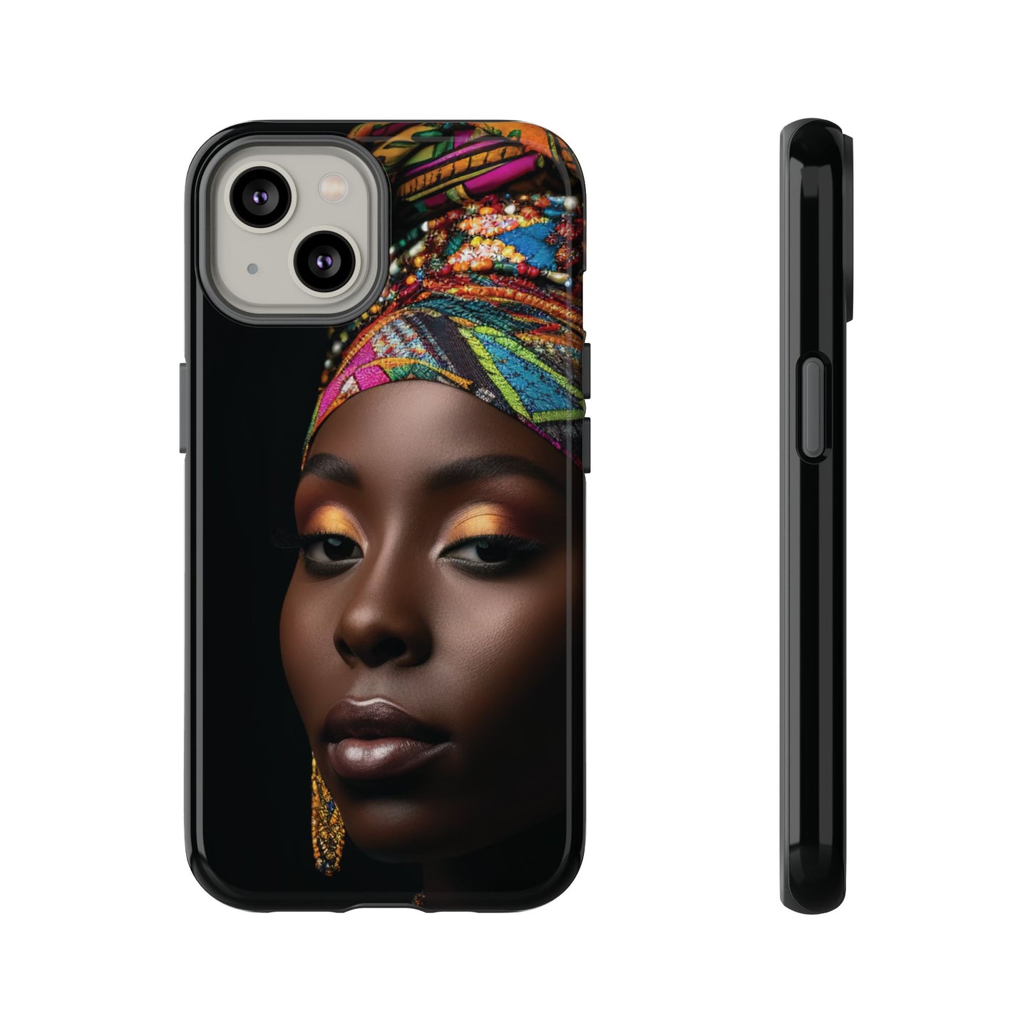 Regal Reflections: African Majesty Tough Google Pixel, iPhone and Samsung Cases.