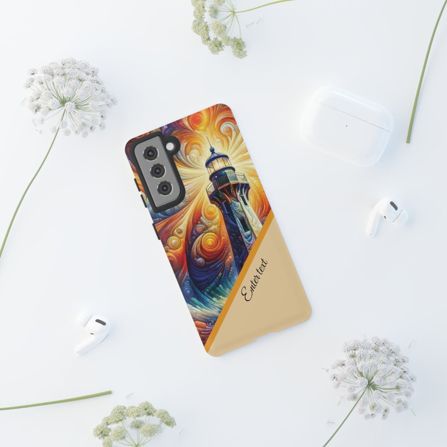 Personalized Cosmic Beacon Tough Samsung and Google Phone Cases