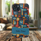Personalized Colorful Abstract Faces Clear Impact-Resistant Case