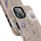 Lavender Floral Tough Magnetic Phone Case | Durable Protective Cover, Flower Design, Gifts for Her, Phone Accessories, Nature Lover