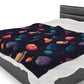 Plush Blanket - Galactic Dreams Cozy Home Decor - Gift Idea