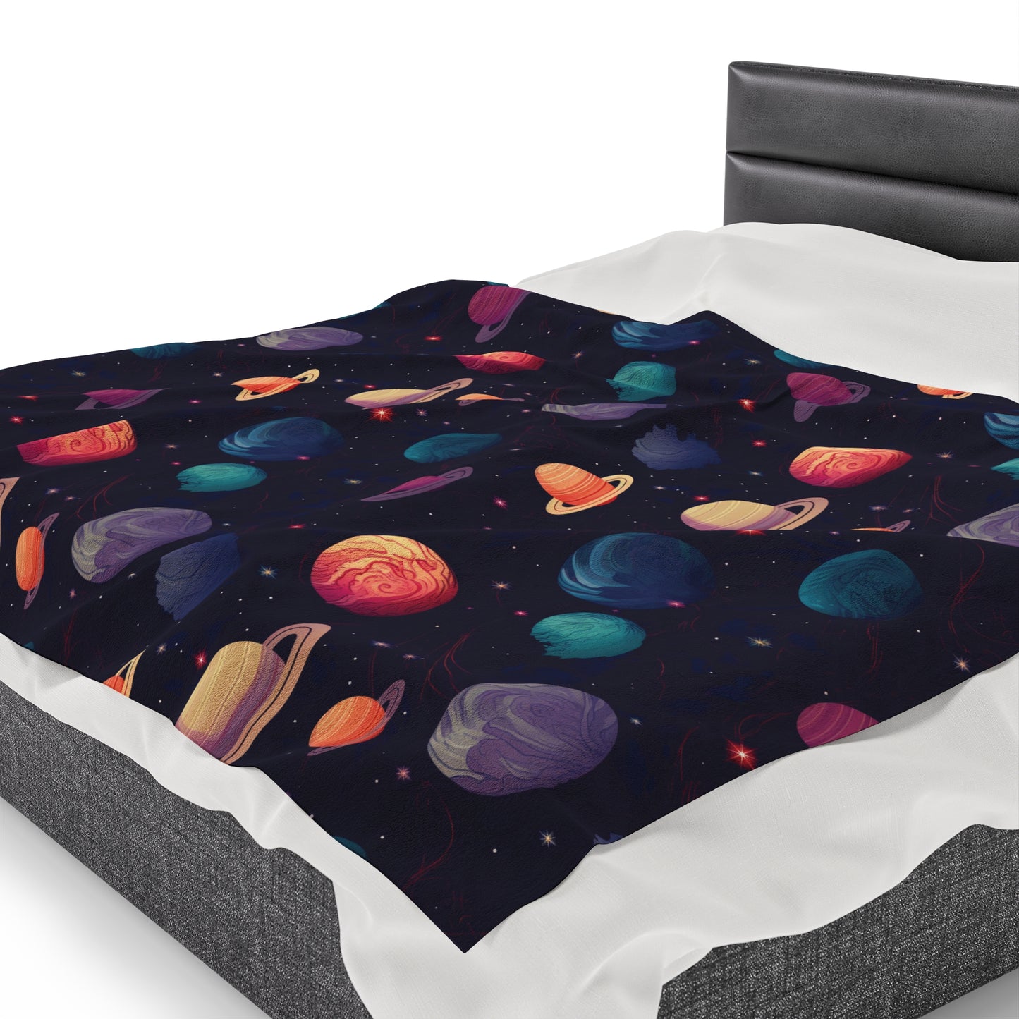 Plush Blanket - Galactic Dreams Cozy Home Decor - Gift Idea