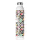Personalized Composition Black Doodle Daydream Book Inspired Slim Water Bottle, Customizable Drinkware, Eco-Friendly Hydration Bottle, Perfect for Gifts, School Supplies, Back to School