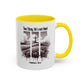 Inspirational Accent Coffee Mug - True Story, He's Not Here (Matthew 28:6) 11oz/ Faith Gift