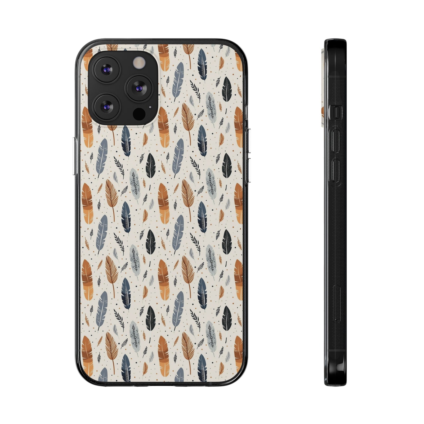 Whispering Feathers Soft iPhone, Google and Samsung Cases