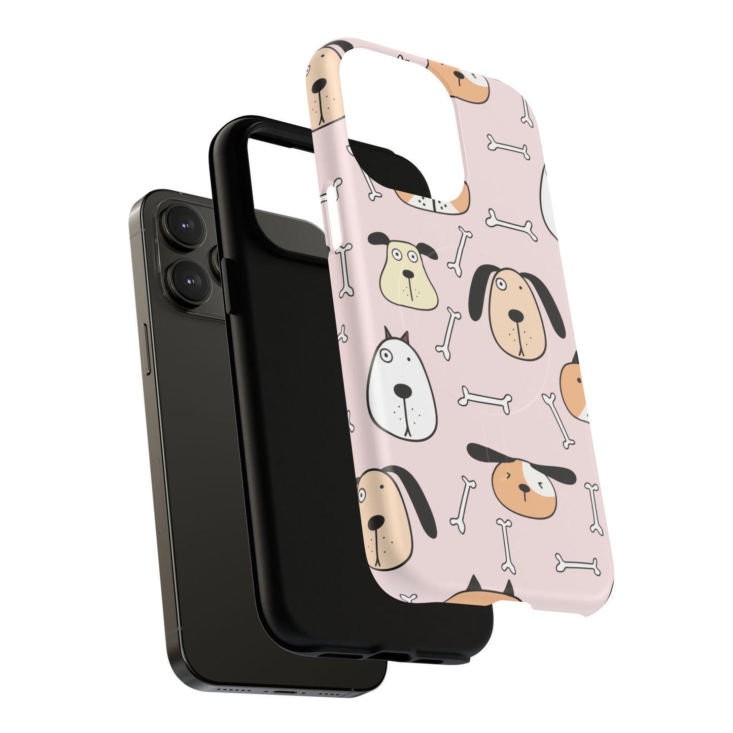 Cute Dog iPhone Case, Tough Magnetic Cases for Pet Lovers, Dog-Themed Accessories, Gift for Dog Owners, Unique iPhone Cover