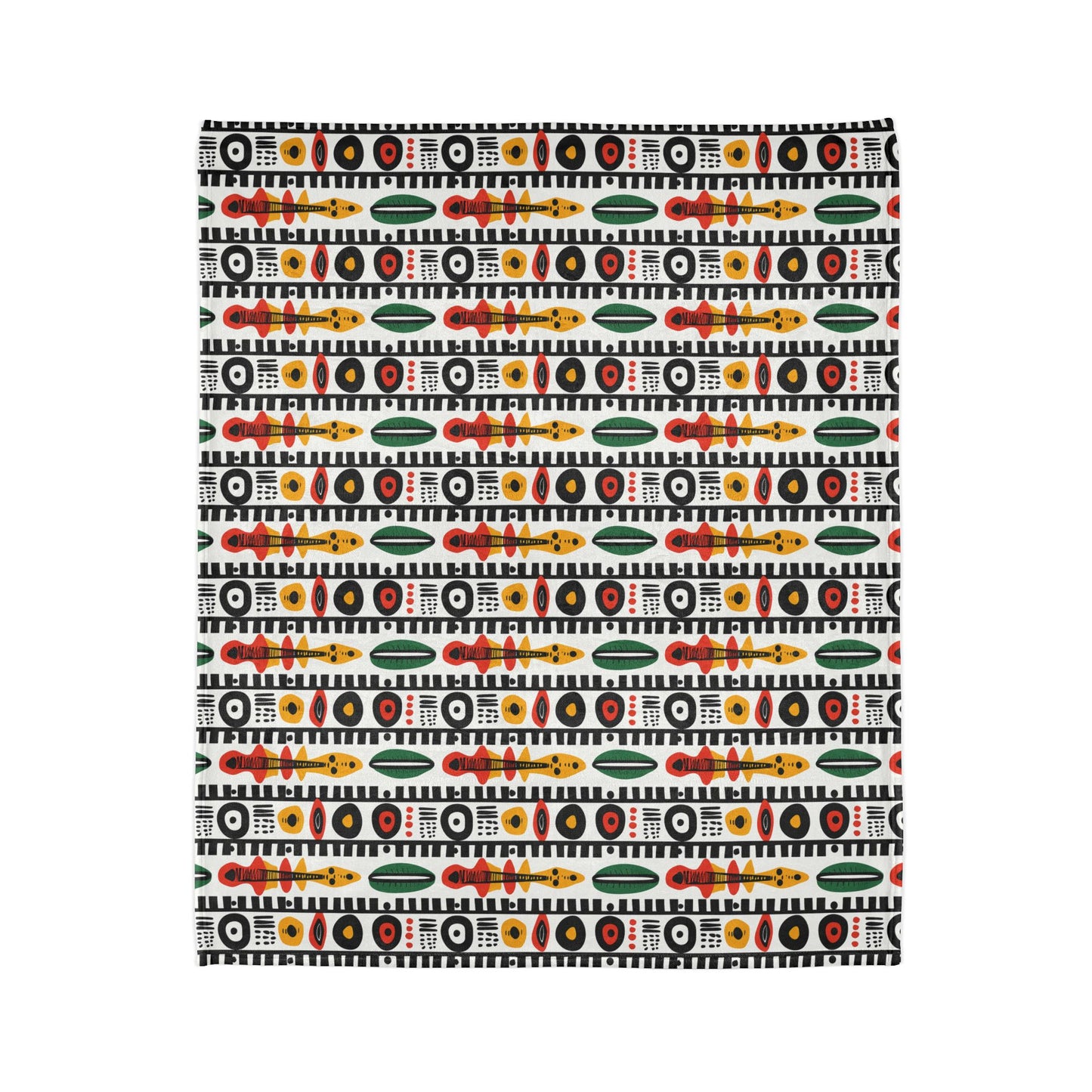 Afrobeat Harmony Soft Minky Blanket