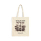 Inspirational Cotton Canvas Tote Bag - 'True Story, He's not Here!' with Matthew 28:6