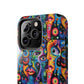 Psychedelic Visions Vibrant Art iPhone and Samsung Phone Case - Stylish Tough Case for Artists & Creatives.