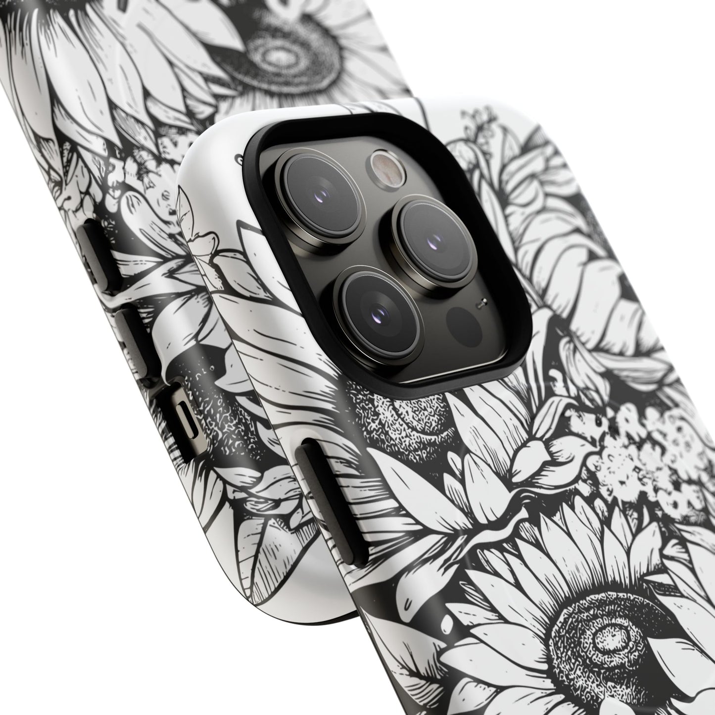 Loved John 3:16, Inspirational Gift, Tough iPhone Magnetic Case Scripture, Sunflower Bible Verse, MagSafe® iPhone® Tough Case, iPhone 14, iPhone 15, iPhone 16, Pro, Pro Max, Plus