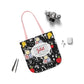 Personalized Black Composition Book Inspired Canvas Tote Bag with Colorful Straps, Cute School Bag, Eco-Friendly Tote, Back to School Shopping Bag, Teacher Gift Idea