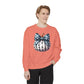 Polka Dot Pumpkin Charm Unisex Garment-Dyed Sweatshirt