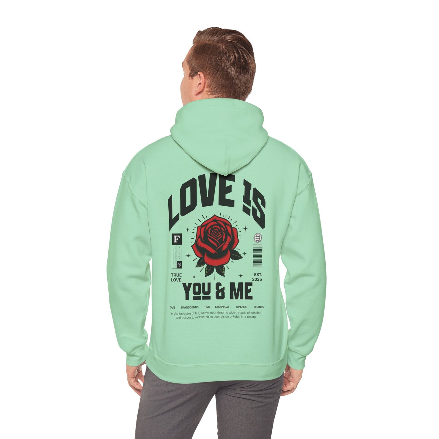 You and Me Unisex Gildan Hoodie Sweatshirt