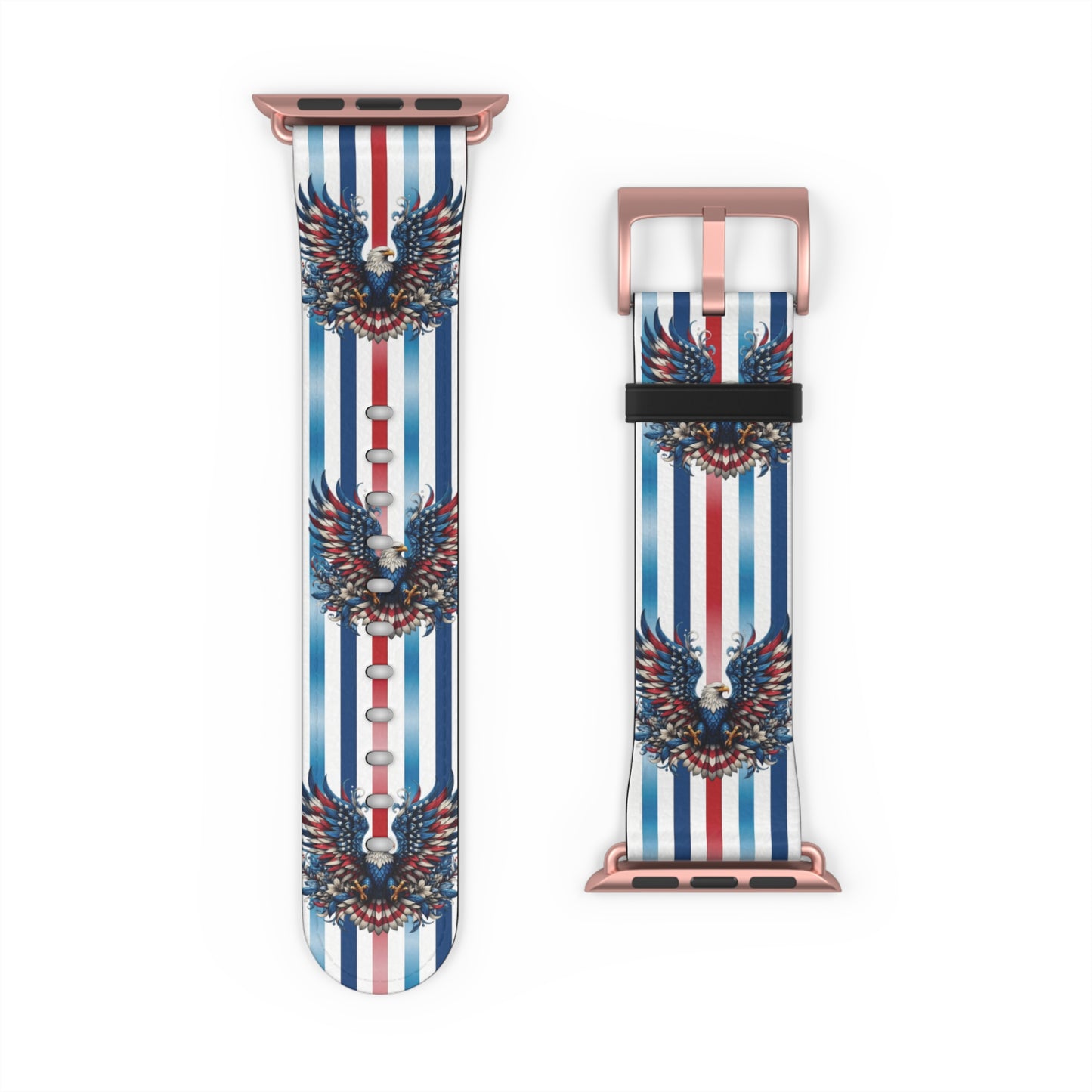 Patriotic Pride Eagle Watch Band - Stylish Accessory for Freedom Lovers.
