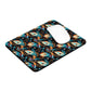 Ethereal Feathers Floral Printed Mouse Pad - Elegant Peacock Design for Home Office & Gifts
